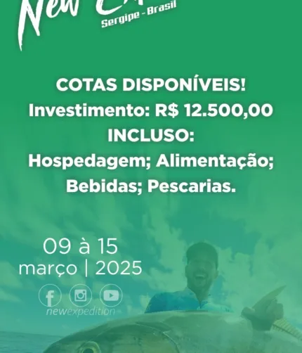 Trip New Expedition 6 - evento para Março de 2025