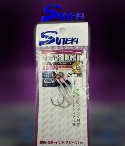 Assist Hook Suteki - Super Light Flasher - L