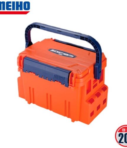 Caixa Meiho - BUCKET MOUTH BOX SEAT BM-5000 ORANGE
